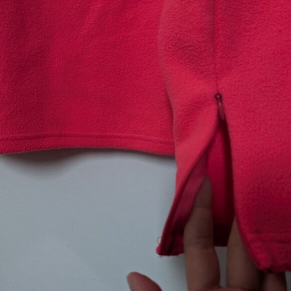GAP Neon Pink Fleece Turtleneck Sweater, Women's Medium - Picture 8 of 9
